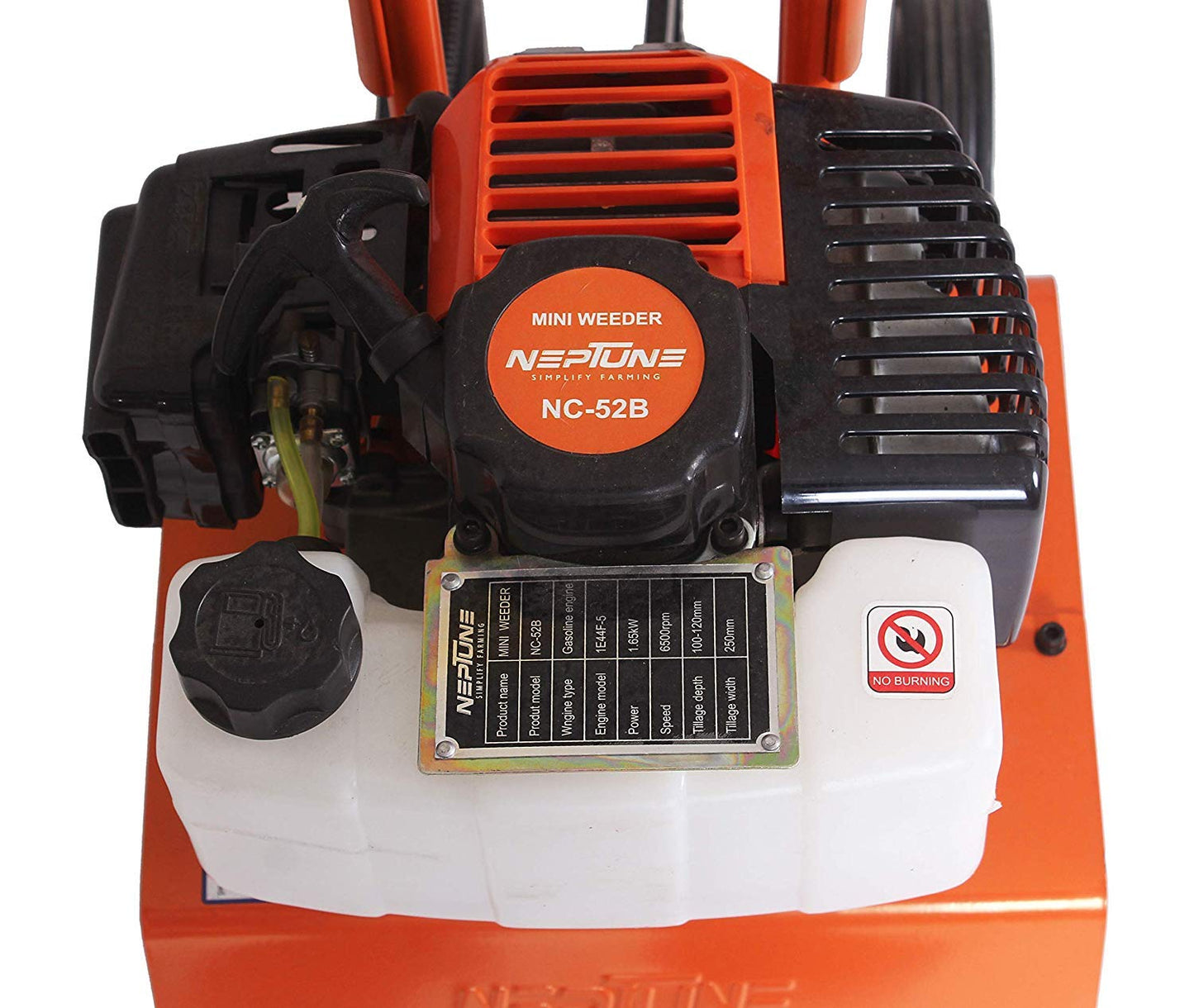 NEPTUNE SIMPLIFY FARMING Garden Mini Power Tiller/Cultivator/Rotary/Weeder with 2 Stroke 52 CC Engine (NC-52-Bottom)
