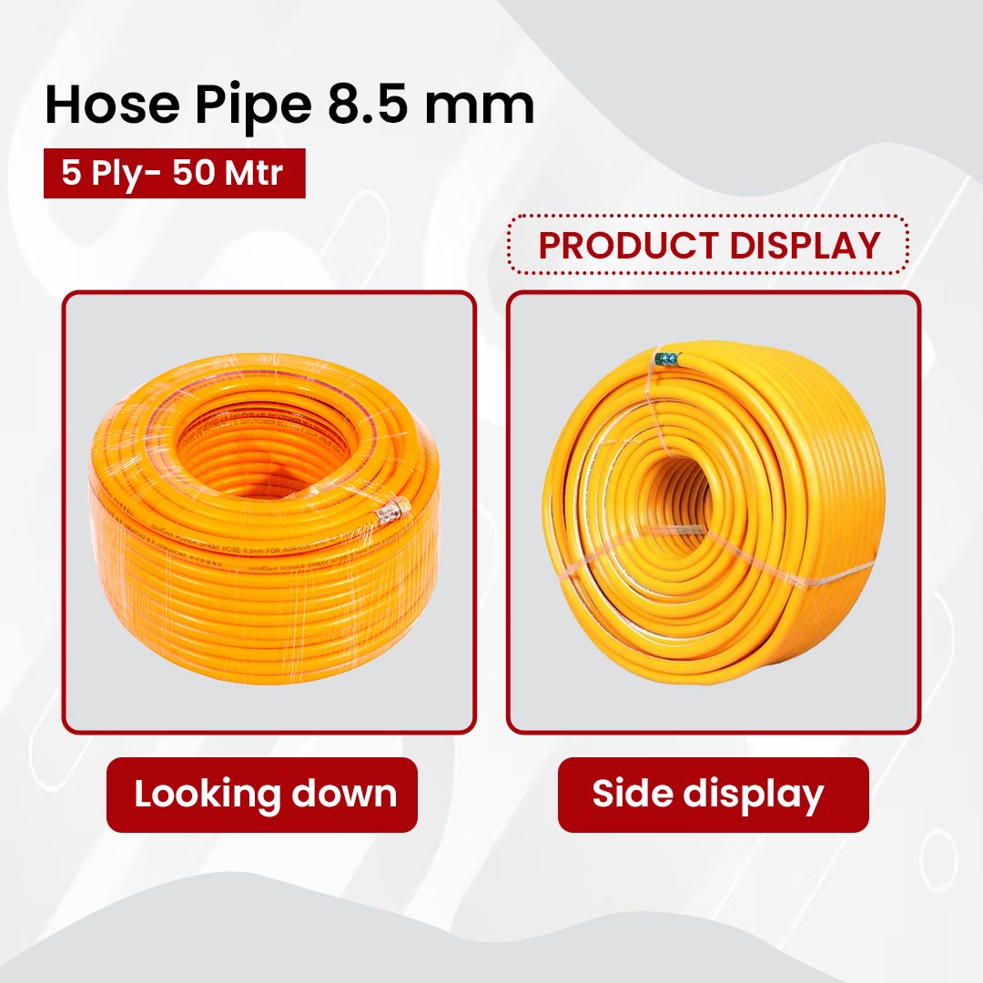 Hose Pipe 8.5 mm 3 Ply- 50 Mtr