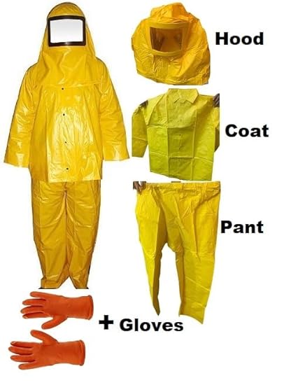 Farmer Safety PPE Kit – PVC Suit, Pants, Hood & Gloves - image 5