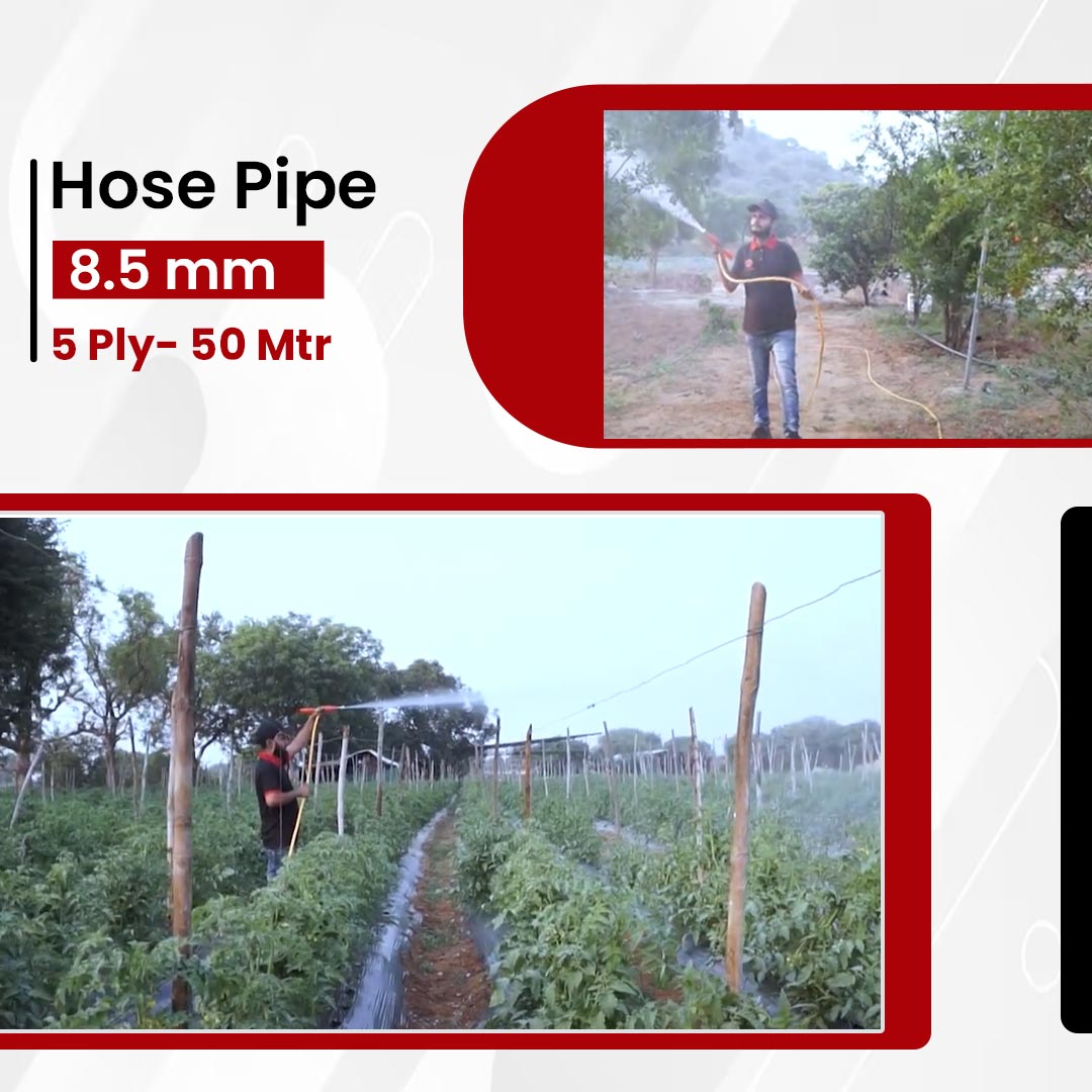 Hose Pipe 8.5 mm 3 Ply- 50 Mtr