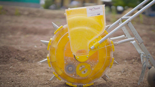 Single Drum Manual Seeder – 12 Mouth, Adjustable Spacing & Depth