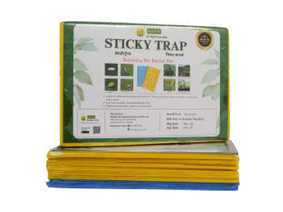 WAVAR Yellow & Blue Sticky Trap A5 | 25 Sheets (20 Yellow + 5 Blue)