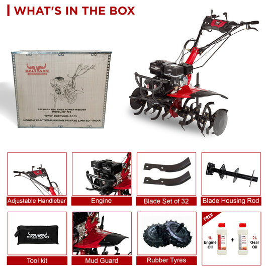 Balwaan 7 HP Agricultural Power Weeder| BP-700