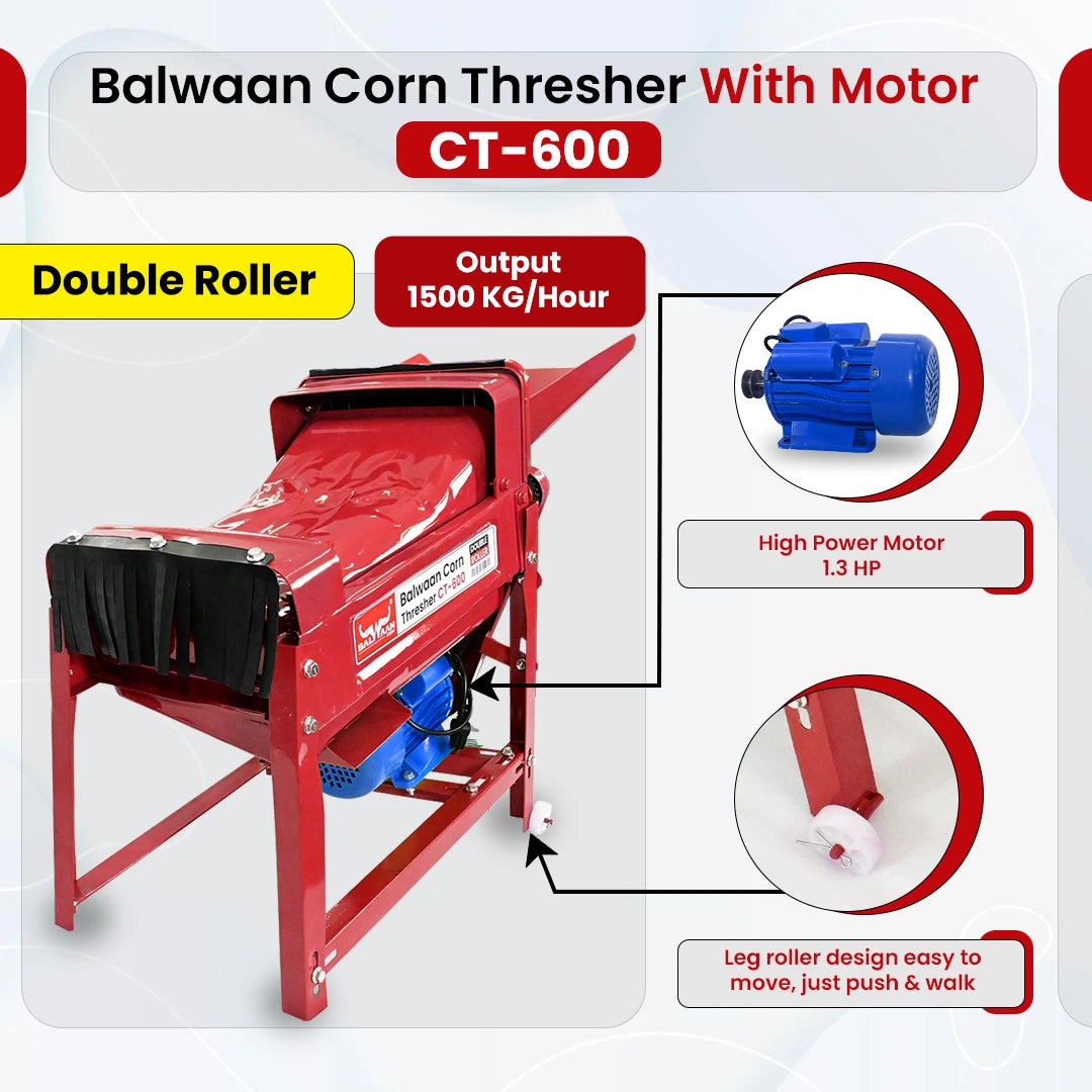 Balwaan Corn Thresher Double Roller CT-600 - image 6