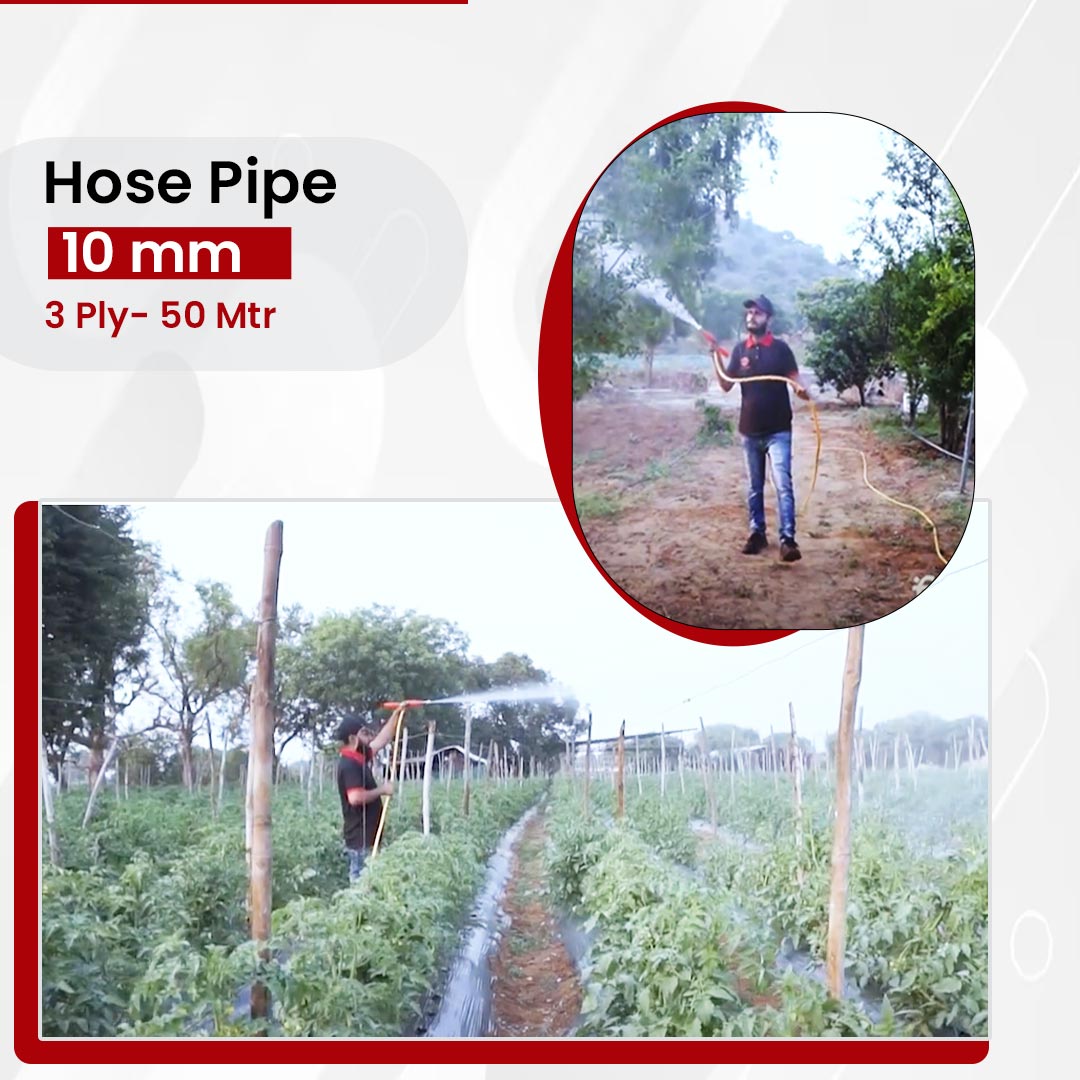 Hose Pipe 10 mm 3 Ply- 50 Meters