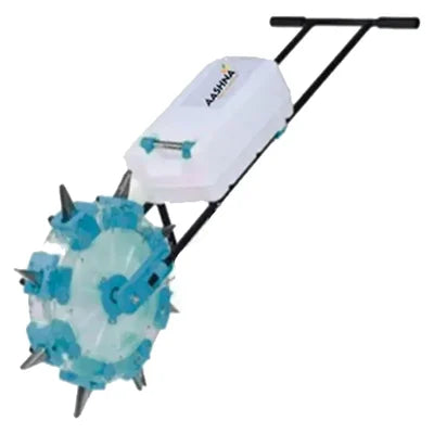 F06-Handpush Fertilizer Dispenser | AASHNA Agricultural Equipment