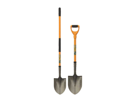 Falcon Garden Shovel With Round Head Fibre Glass Handle With | FRS-3002