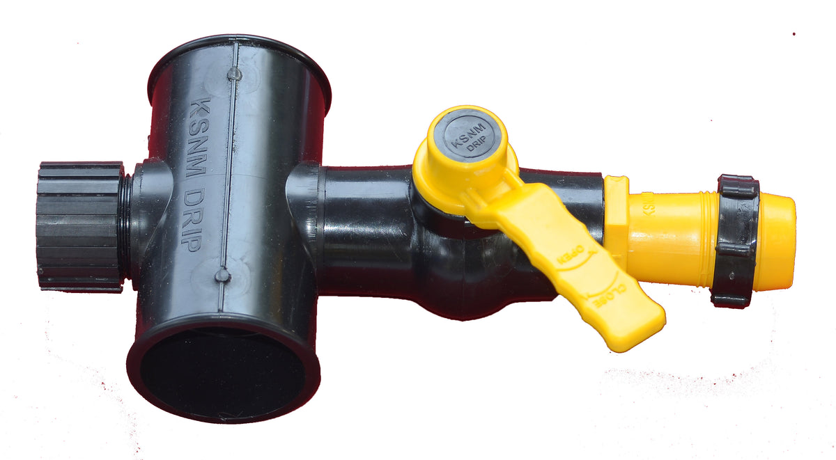 KSNM 4WC TEE 63 mm | Ball Valve 40 mm | 40 mm Lock