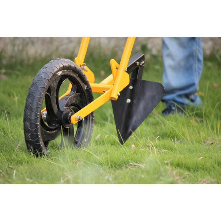 Wheel hoe with three attachments