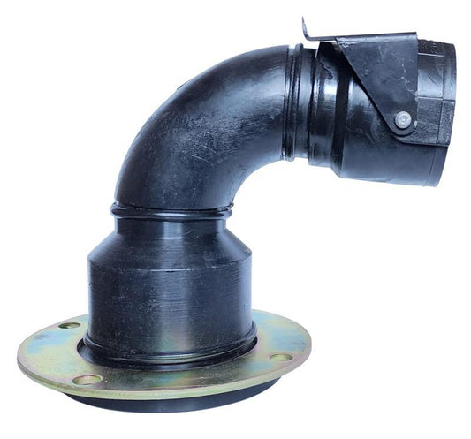 "110 mm x 75 mm Flange type Sprinkler Neppal with bend. "