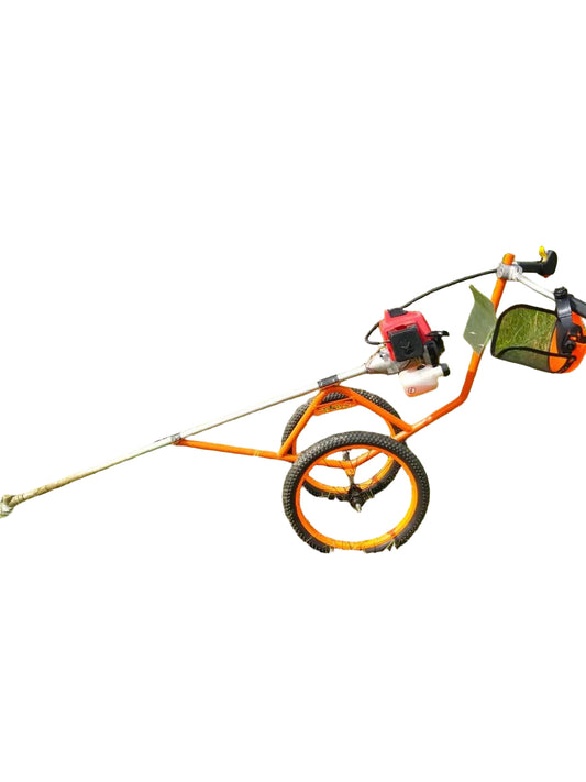 Heavy Duty Trolley Attachment for Sidepack Brush Cutter – 20" Wheels