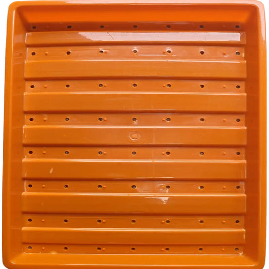 Hydroponic Tray — 18" x 24" HDPE Fodder Tray (Food-Grade)