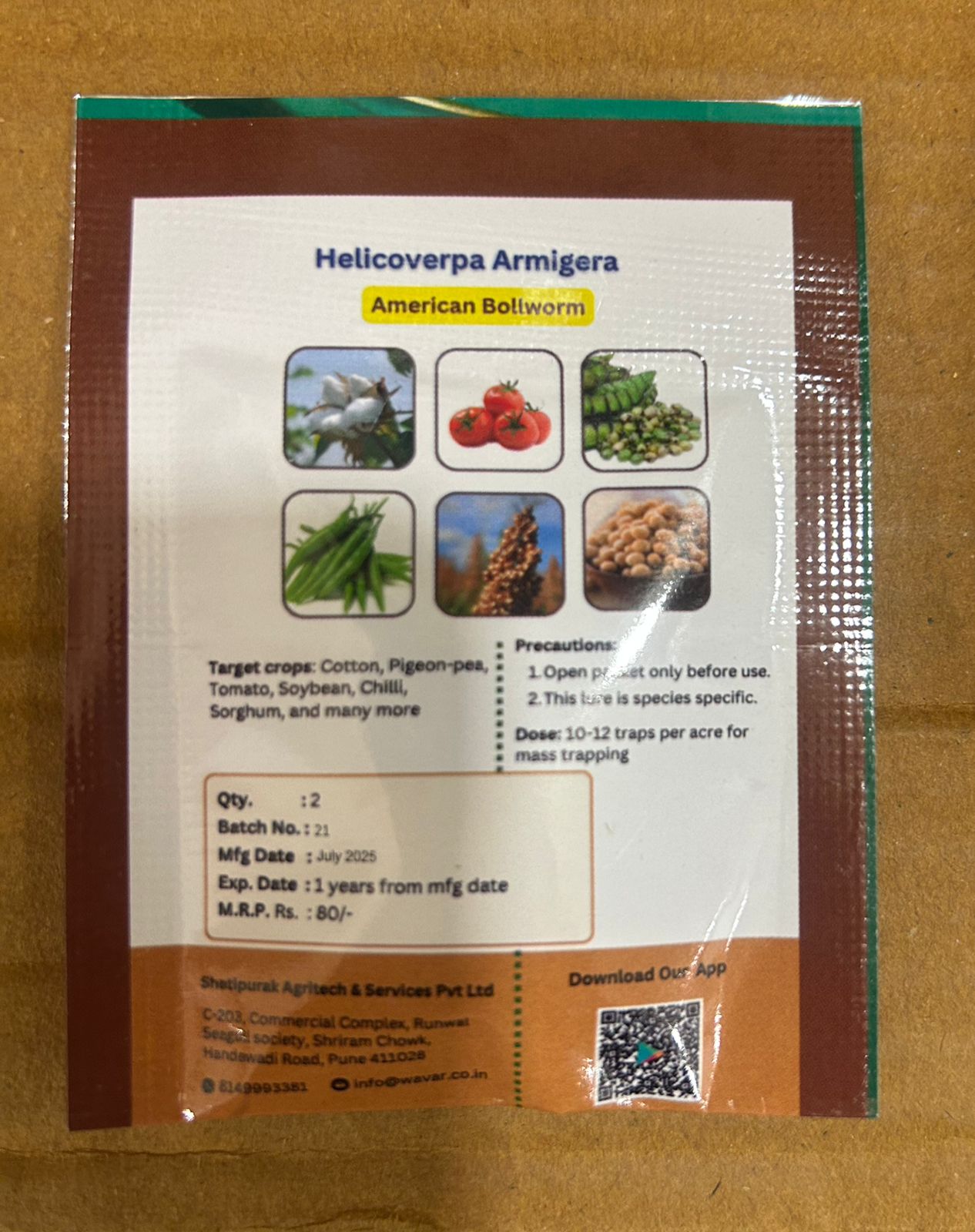 Helicoverpa Amrigera Lure