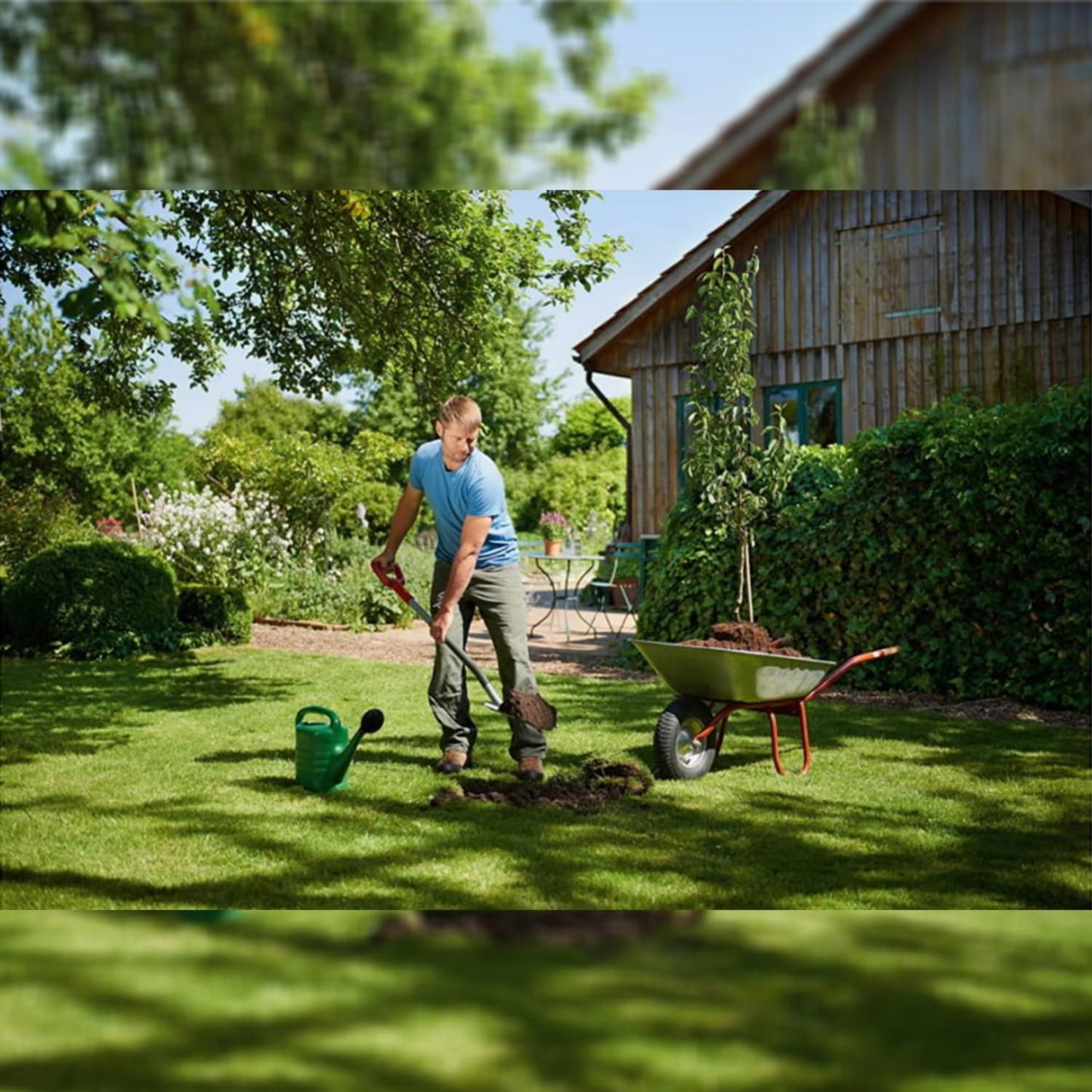 Wolf Garten Digging Spade for Garden Work (ASP-D)