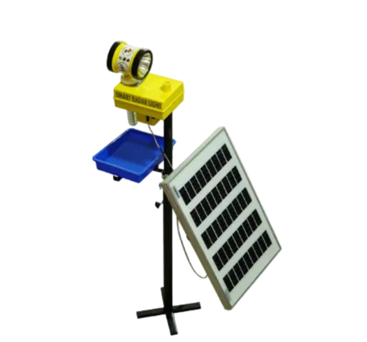Solar Smart Radar Light 360° with Siren & Insect Trap – With Stand