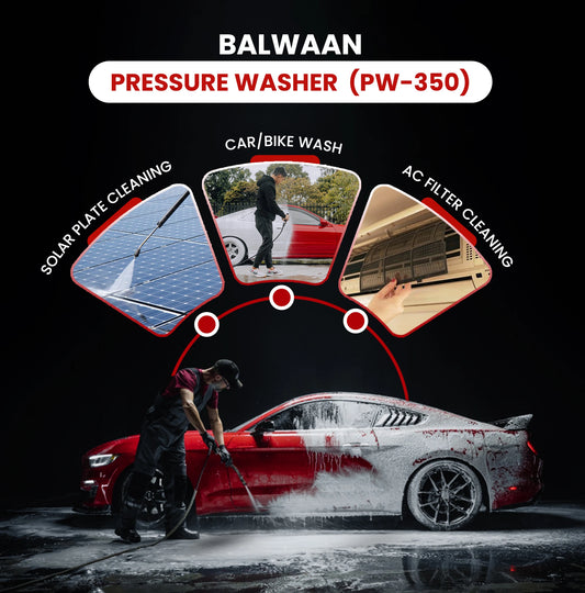 Balwaan Pressure Washer (Brass pump) PW-350