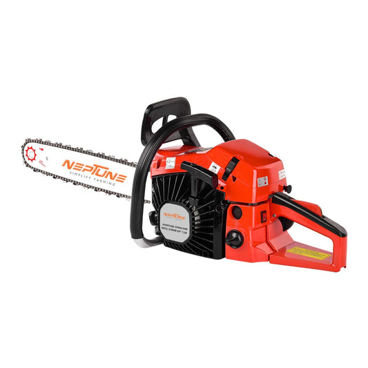 NEPTUNE SIMPLIFY FARMING 62 CC 4 HP Petrol Chainsaw with 24″ Cutter Bar, 2 Stroke Engine (CS-62 Chain Saw)