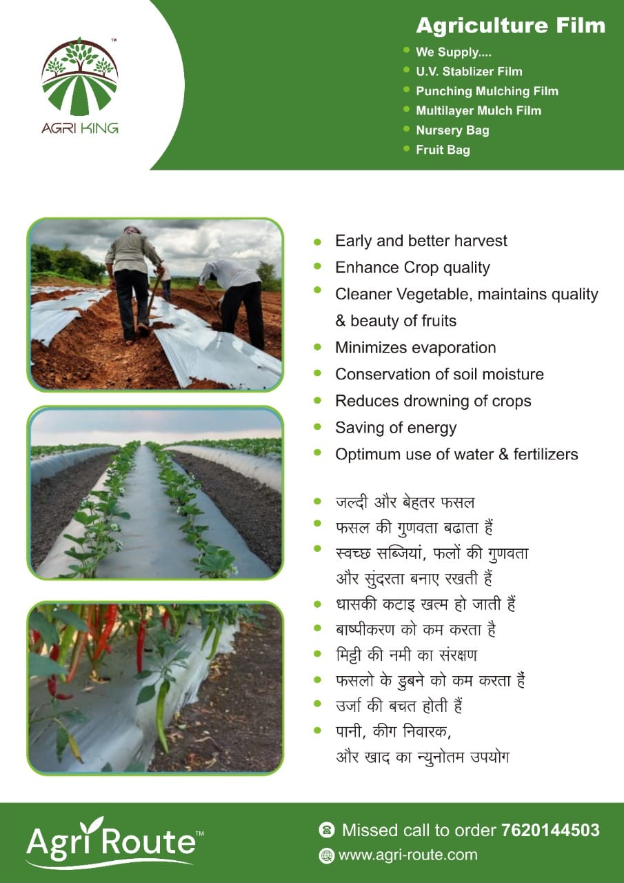 Mulch Film - 4ft, 400 meter, 25 Micron