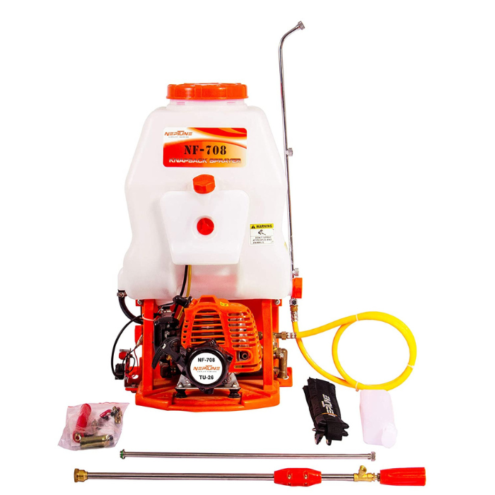 NEPTUNE SIMPLIFY FARMING Knapsack Garden Power Sprayer with 2 Stroke Engine (20 L)