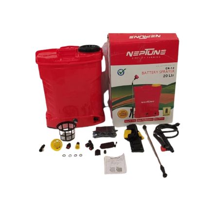 Knapsack battery operated pump