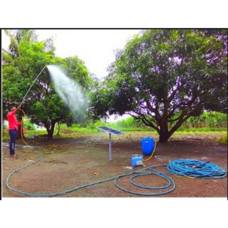 SOLAR OPERATED PESTICIDE SPRAYER MACHINE + DRIP INJECTOR