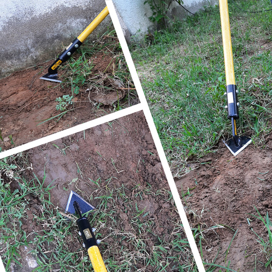 Scuffle hoe with 2 feet pole