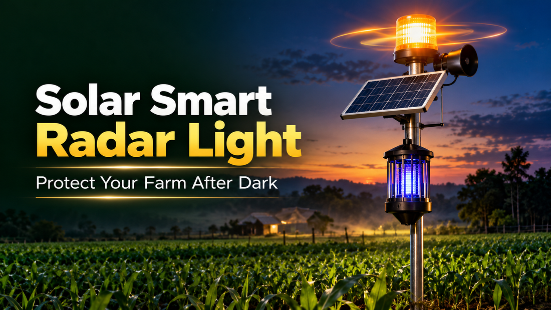 Solar Smart Radar Light: A Smarter Way to Protect Farms After Dark