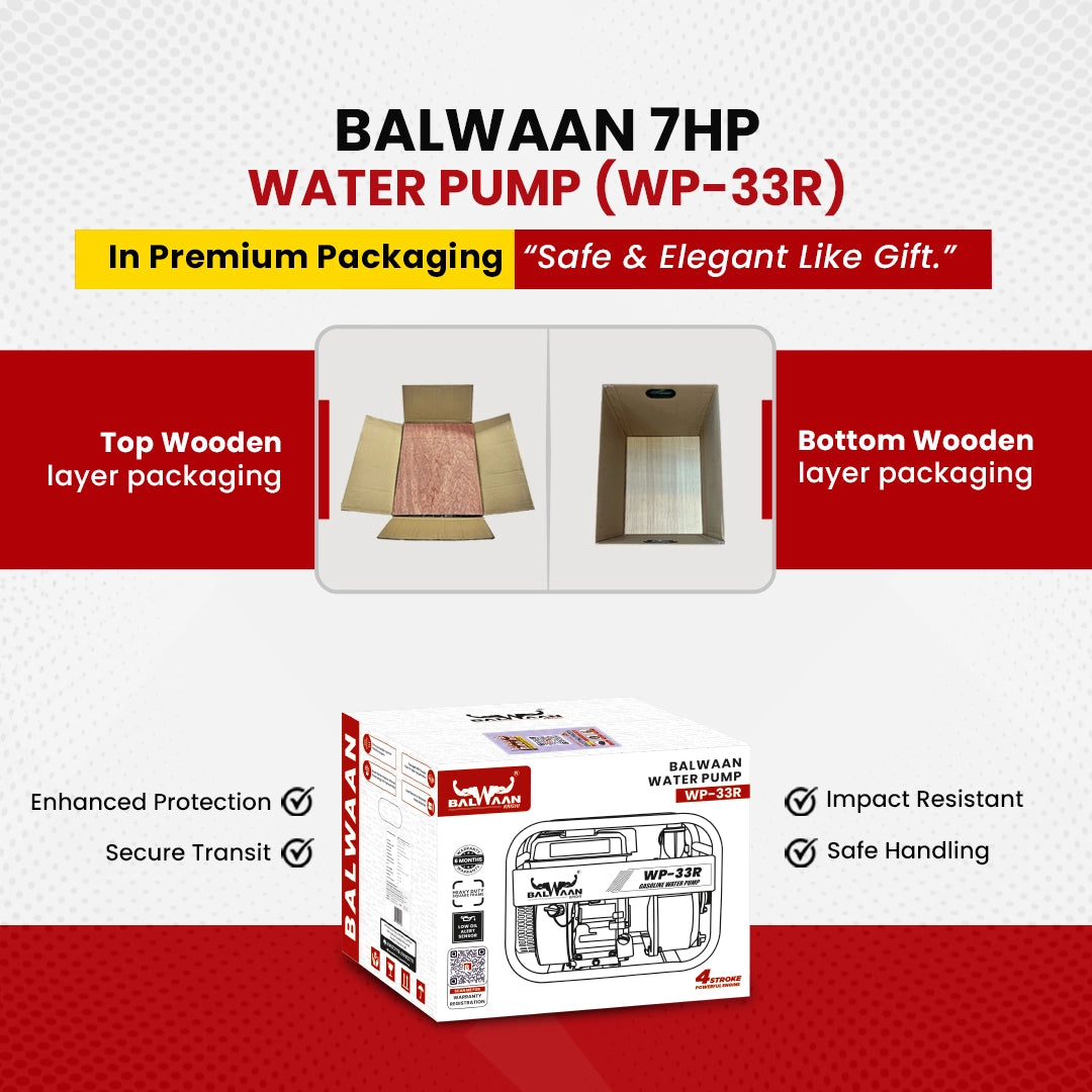 Balwaan Water Pump 3X3 Inch - (Premium) WP-33R - image 4