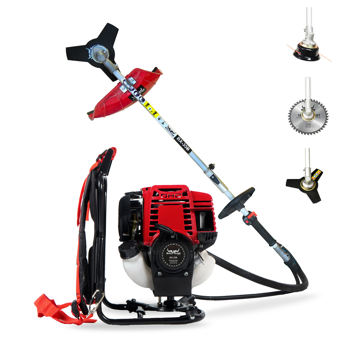 BX-35B|Balwaan Back Pack Brush Cutter Petrol