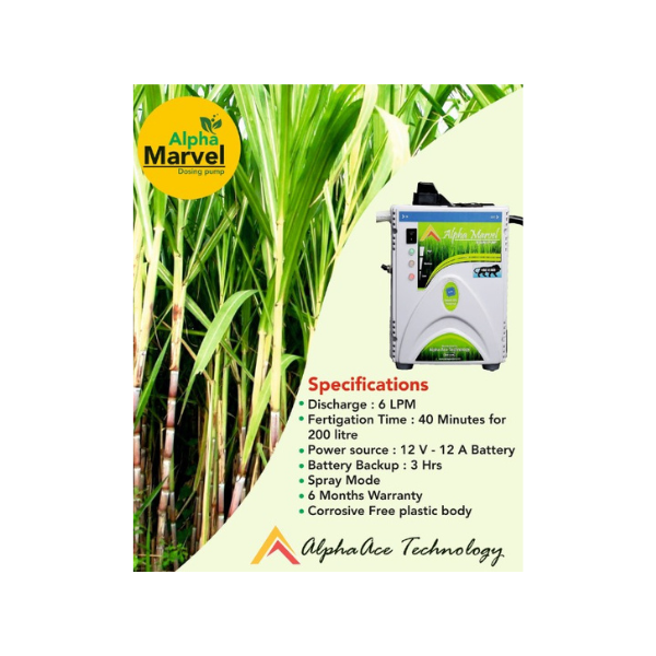 AlphaAce Marvel 12V Battery Fertilizer Injector & Sprayer – 400 LPH - image 3