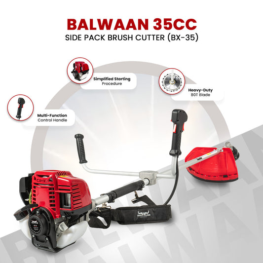 BX-35|Balwaan Side Pack Brush Cutter Petrol