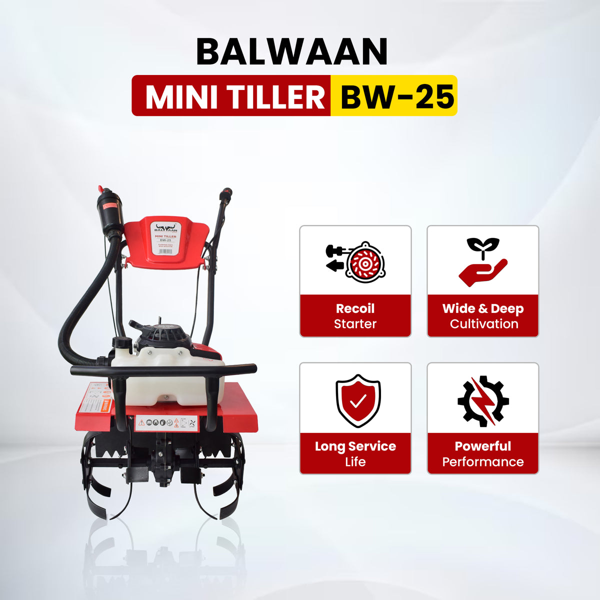 BW-25|Balwaan Mini Tiller Petrol
