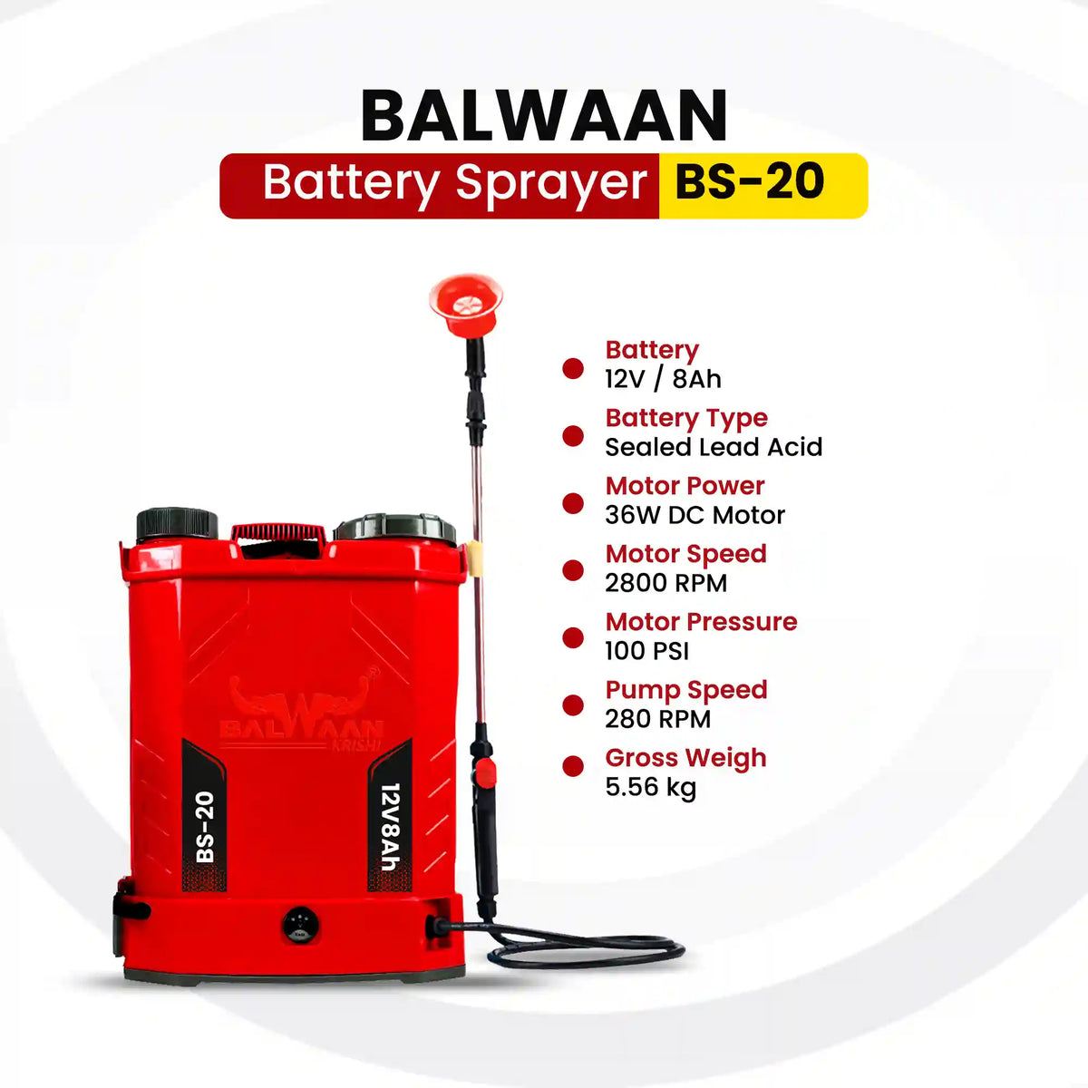 Balwaan Battery Sprayer BS-20 - image 3