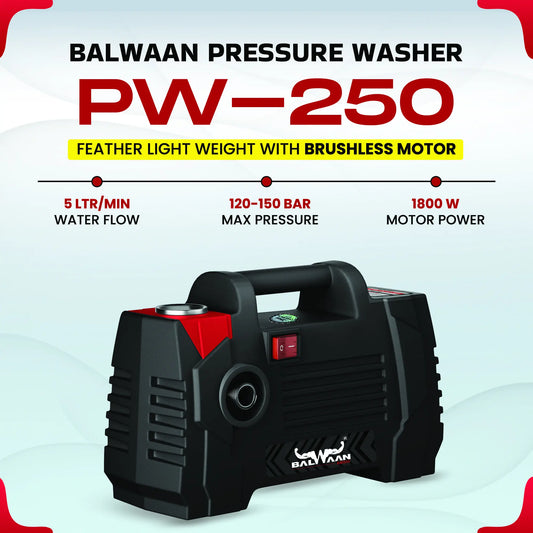 Balwaan Pressure Washer (Lightweight) PW-250