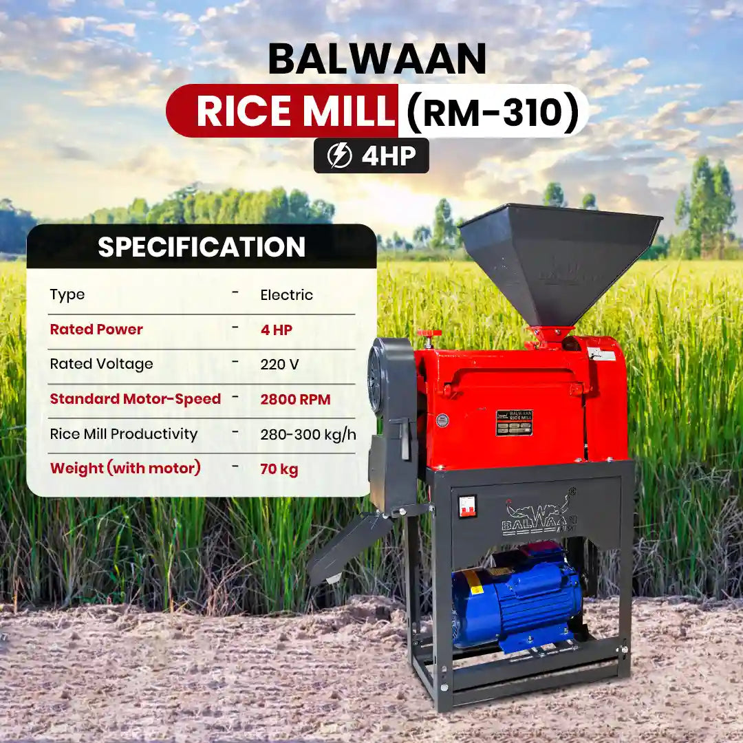 Balwaan Rice Mill CI Model RM-310 - image 4