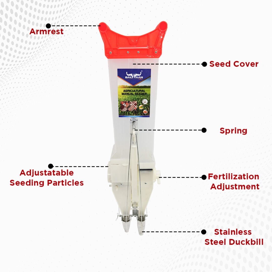 Balwaan S-2 Double Barrel Manual Seeder Cum Fertilizer – 2.5 kg - image 3