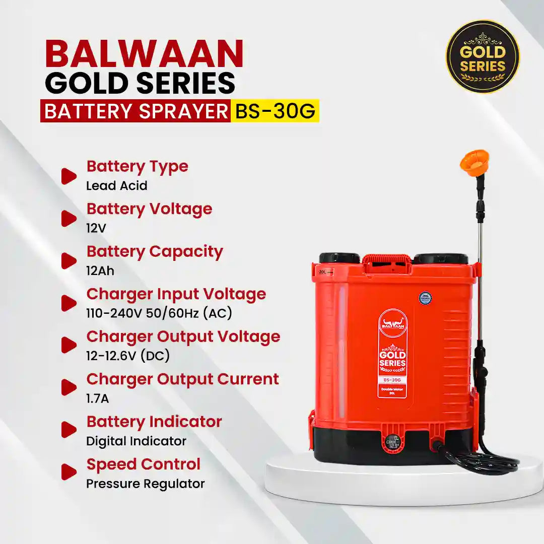 Balwaan (Gold Series) Battery Sprayer BS-30G - image 8