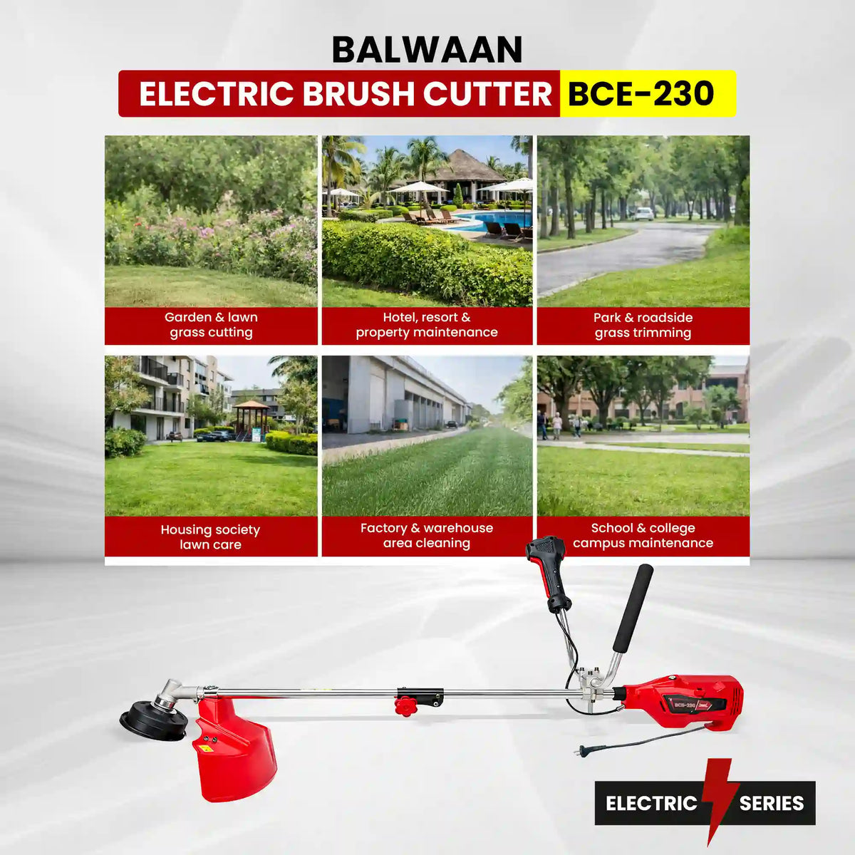Balwaan Electric Brush Cutter BCE-230