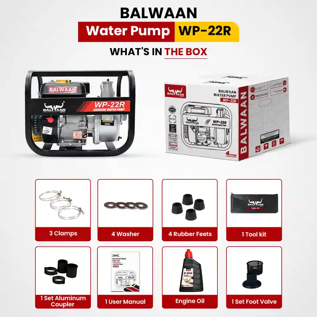 Balwaan Water Pump 2x2 Inch - (Premium) WP-22R - image 6