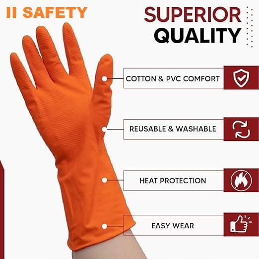 Farmer Safety PPE Kit – PVC Suit, Pants, Hood & Gloves - image 4