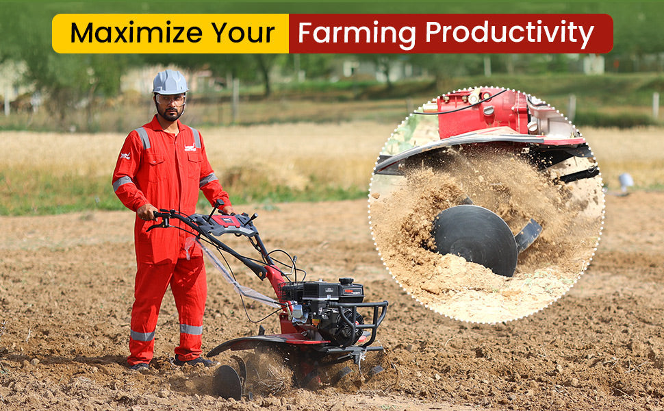 Balwaan BP-700 power weeder key features - tubeless tyres, dual clutch, Euro-V engine, 32 blades