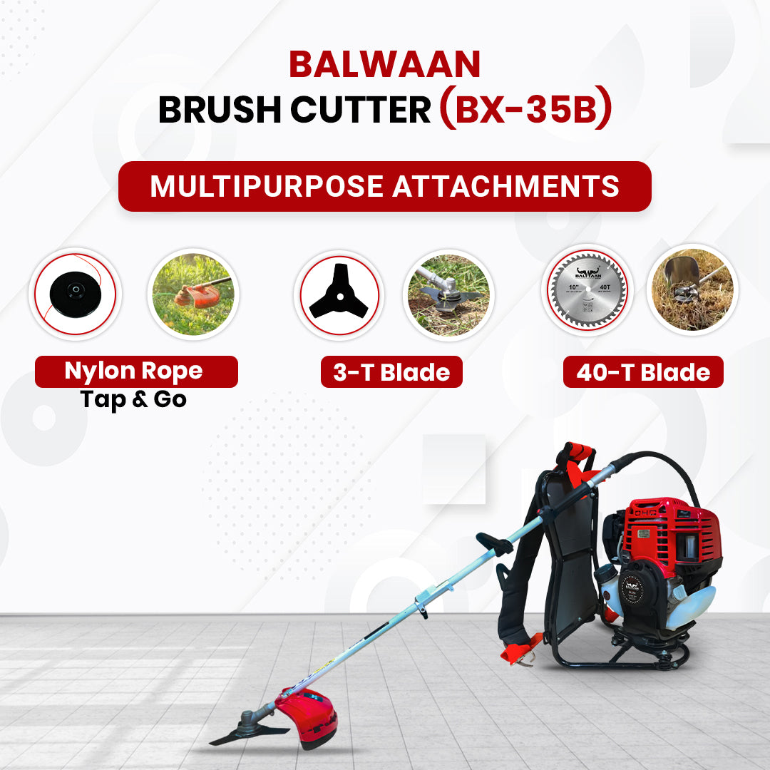 BX-35B|Balwaan Back Pack Brush Cutter Petrol