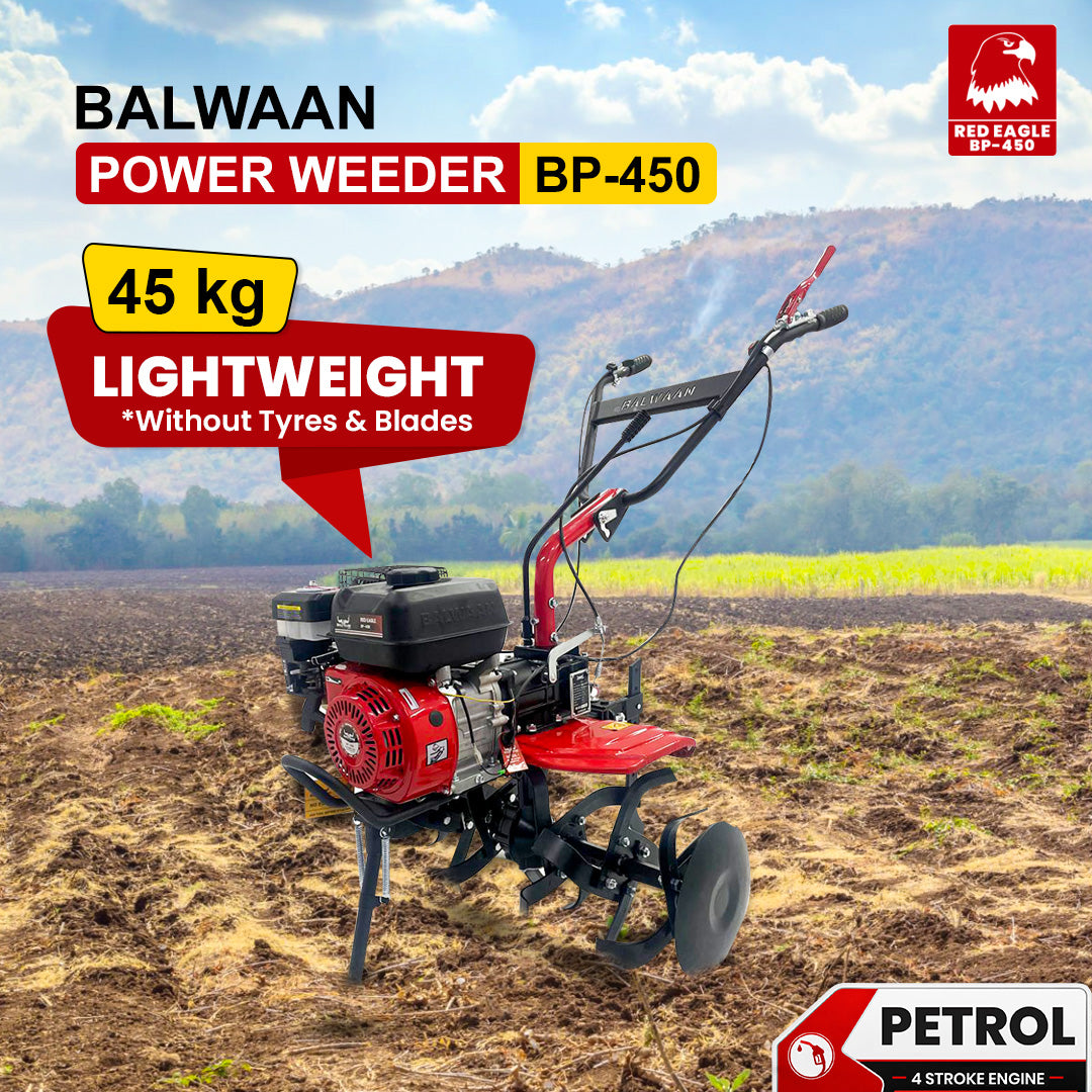 BP-450| Balwaan Power Weeder Red Eagle - (Light weight) Petrol