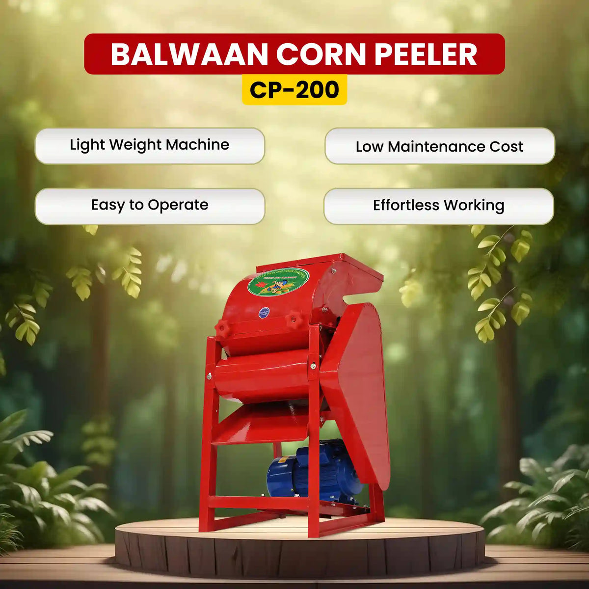 Balwaan Corn Peeler and Thresher CP-200 - image 4