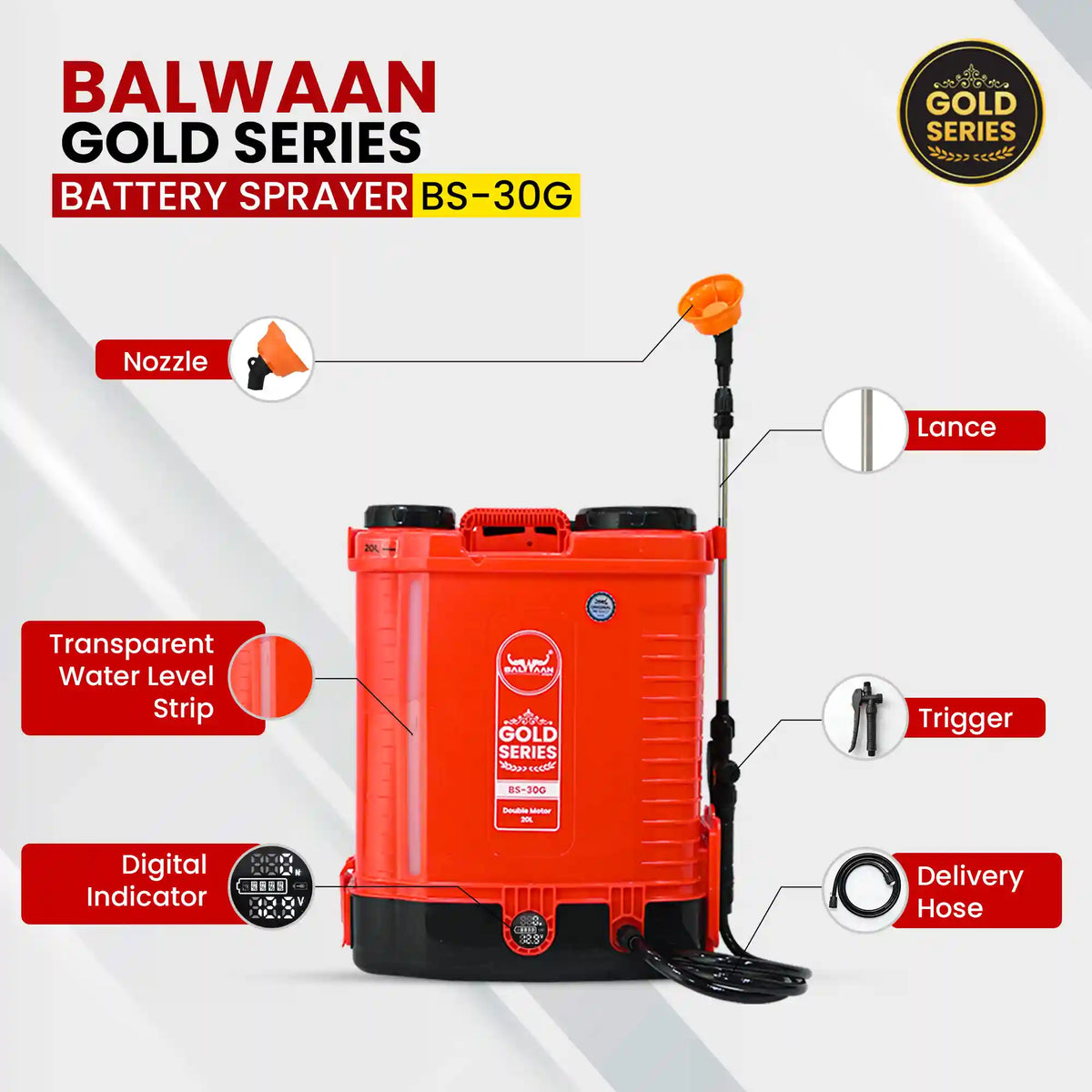 Balwaan (Gold Series) Battery Sprayer BS-30G - image 6