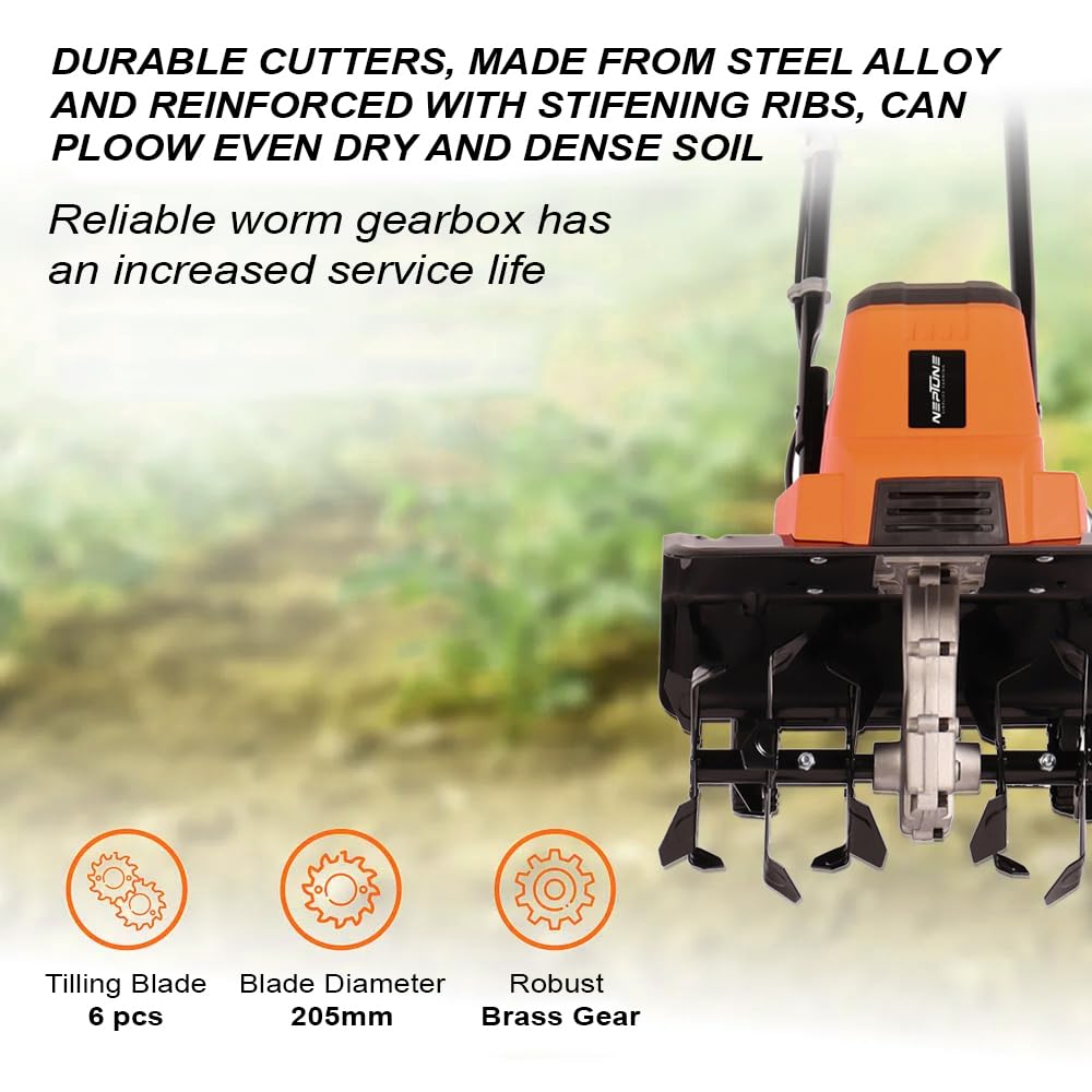 Electric Portable Mini Garden Tiller Cultivator, Weeder NC-41E 1500 W