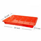Hydroponics Premium Plastic Tray -- HDPE Food-Grade, 16x22x2.5in, Orange - image 4
