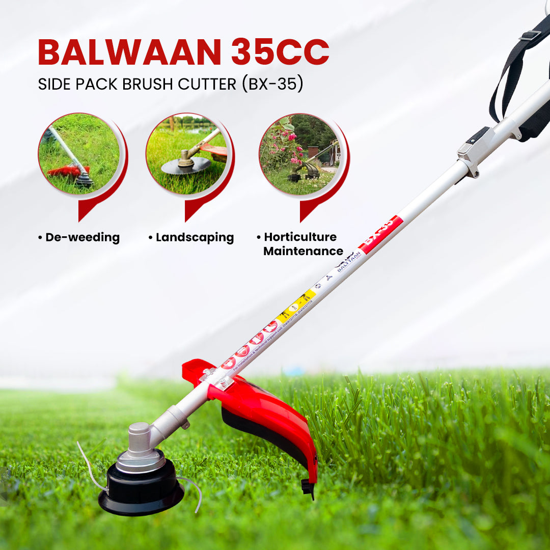 BX-35|Balwaan Side Pack Brush Cutter Petrol