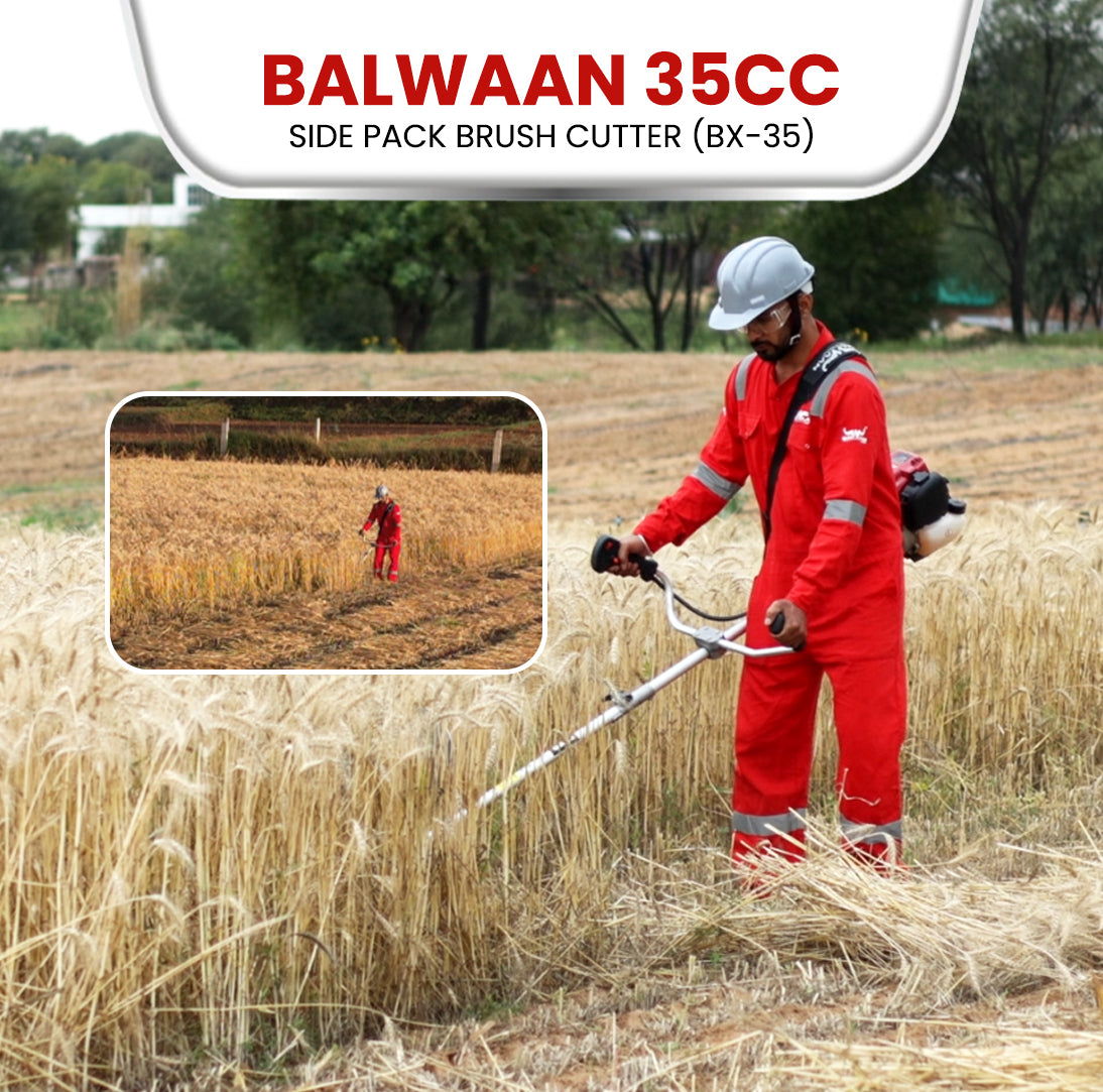 BX-35 Pro|Balwaan Side Pack Brush Cutter Petrol