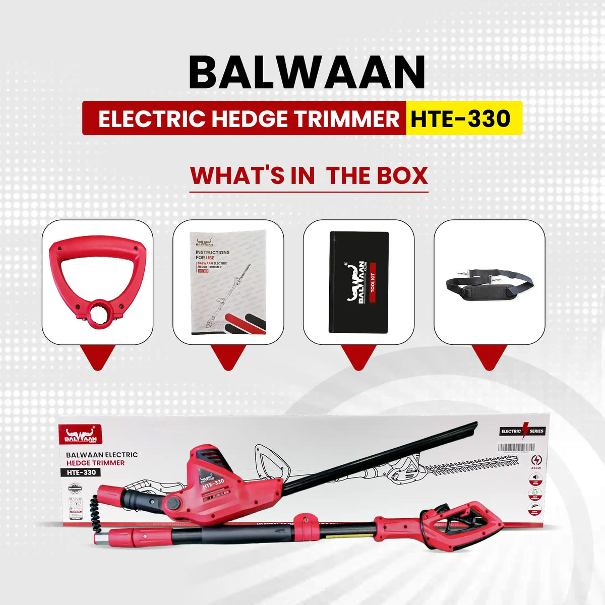 Balwaan Electric Hedge Trimmer HTE-330
